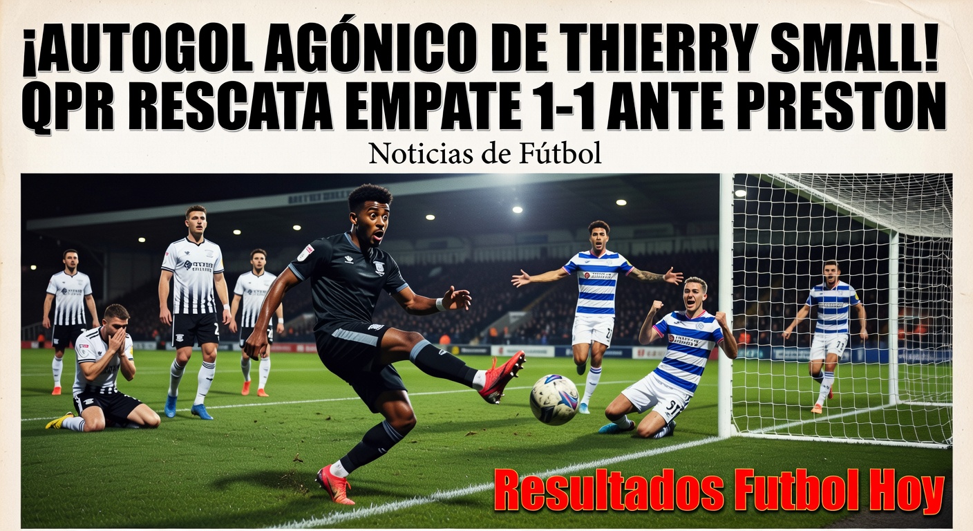 Queens Park Rangers 1-1 Preston North End: Thierry Small's bizarre own goal levels scores