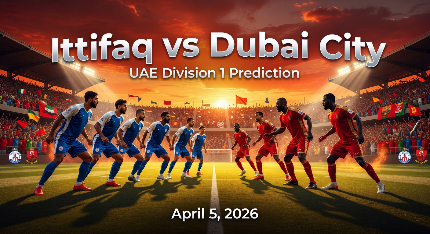 Ittifaq vs Dubai City Pronóstico / Prediction