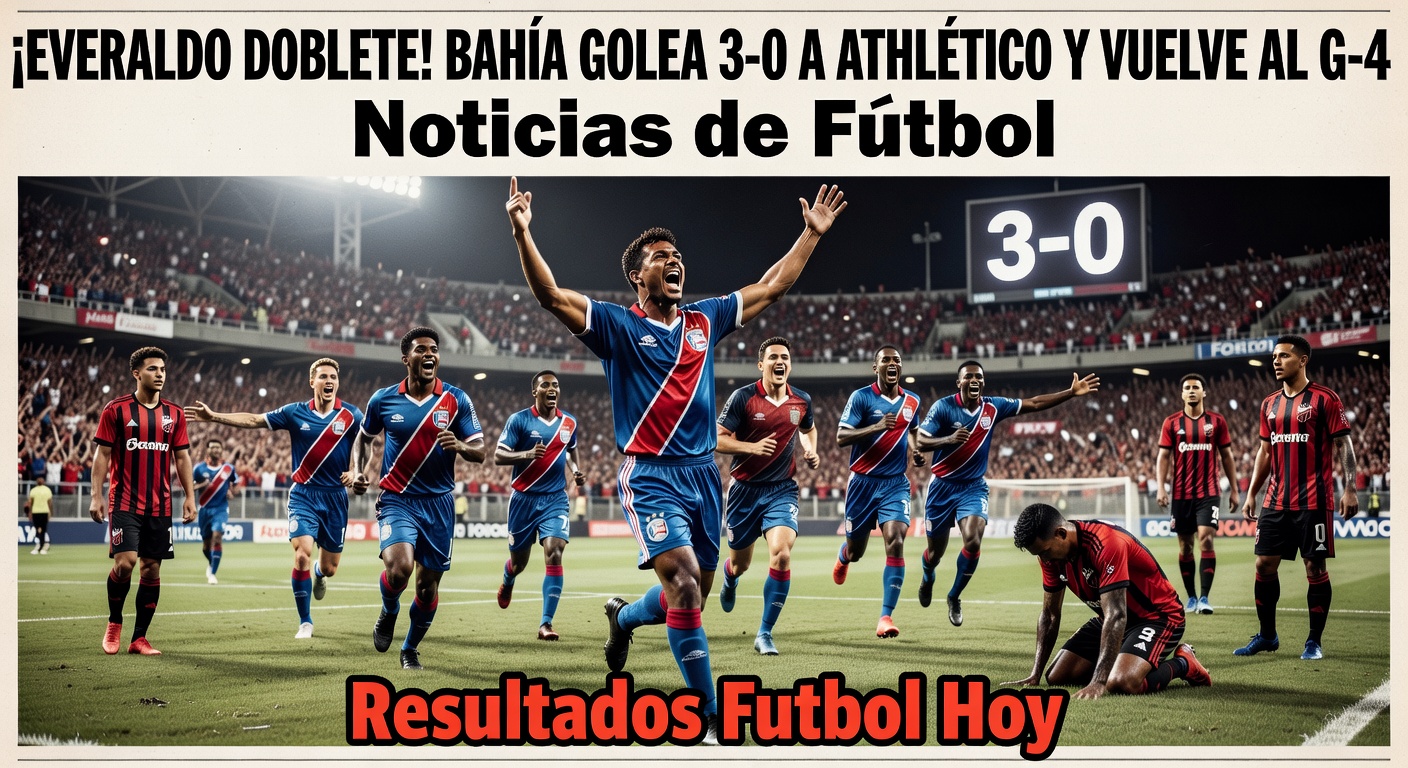Bahia thrash Athletico Paranaense 3-0 in Brazilian Serie A