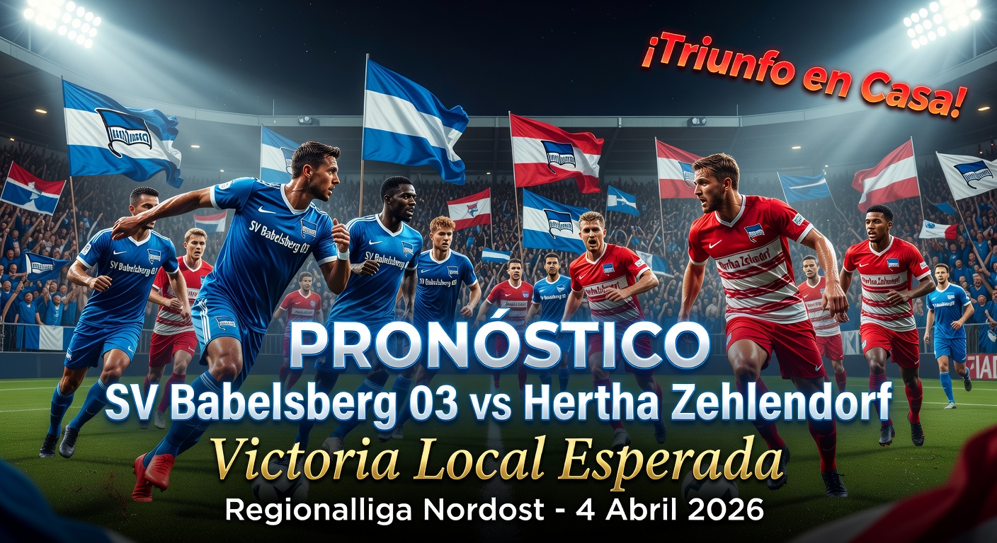 SV Babelsberg 03 vs Hertha Zehlendorf Pronóstico / Prediction