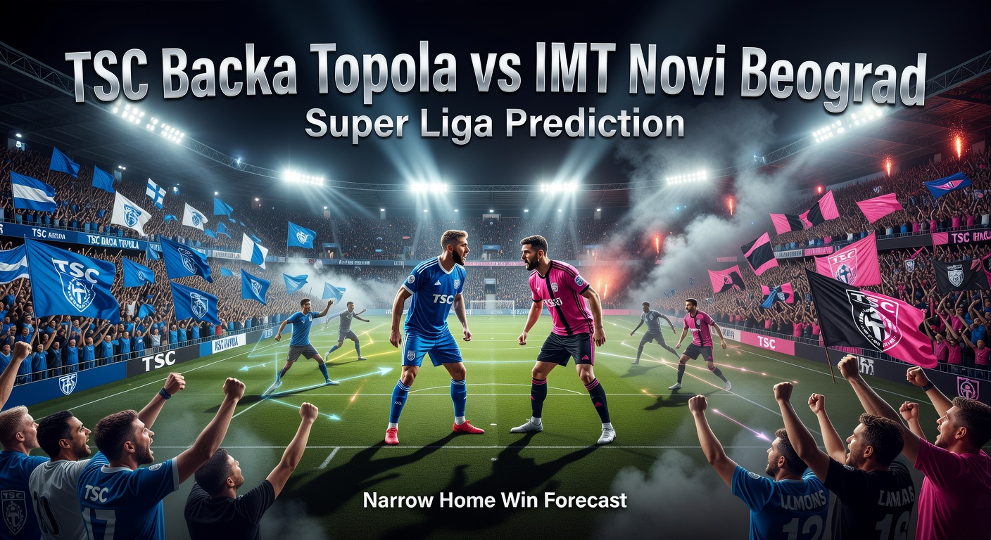 TSC Backa Topola vs IMT Novi Beograd Pronóstico / Prediction