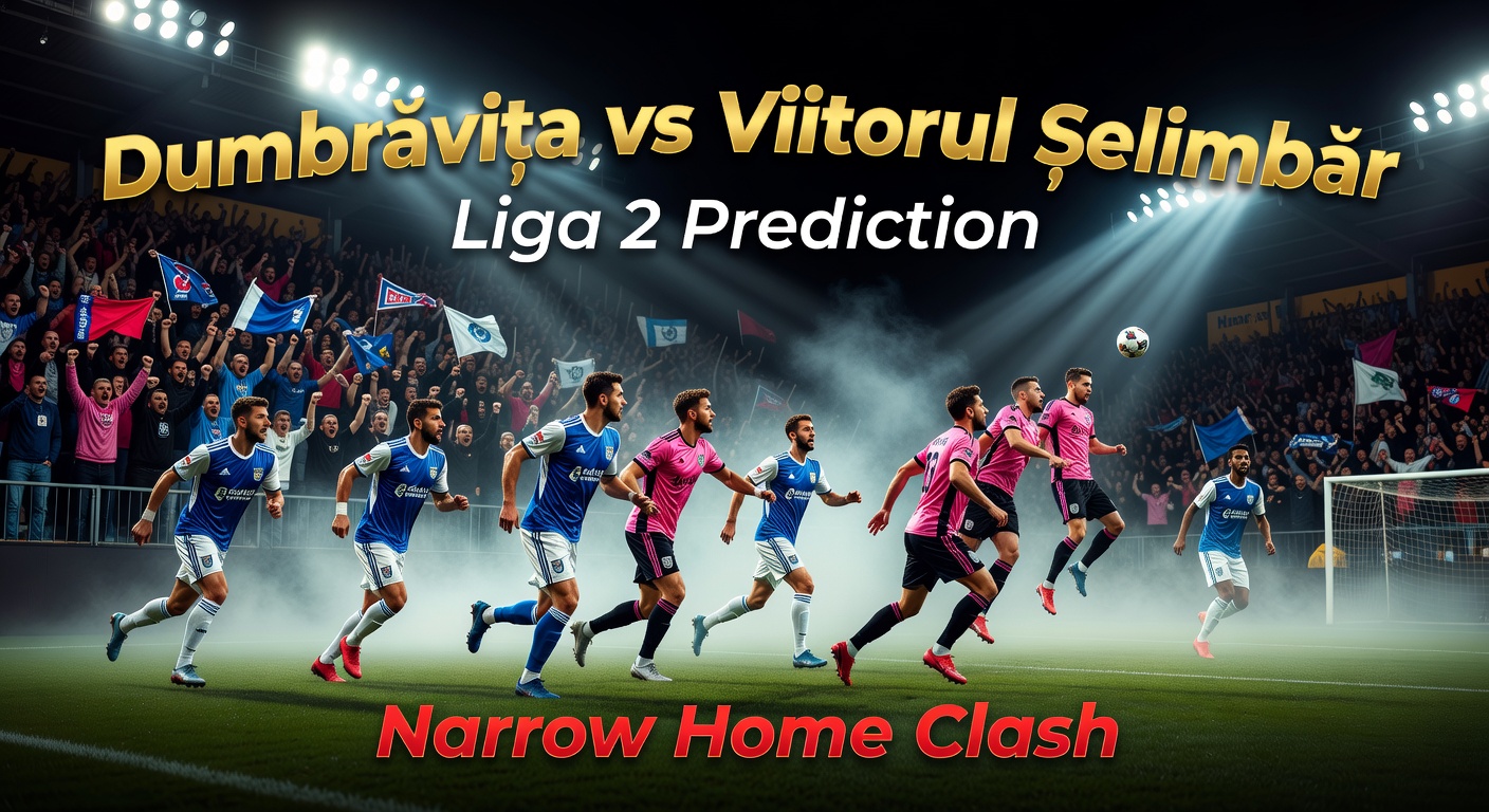 Dumbrăviţa vs Viitorul Şelimbăr Pronóstico / Prediction