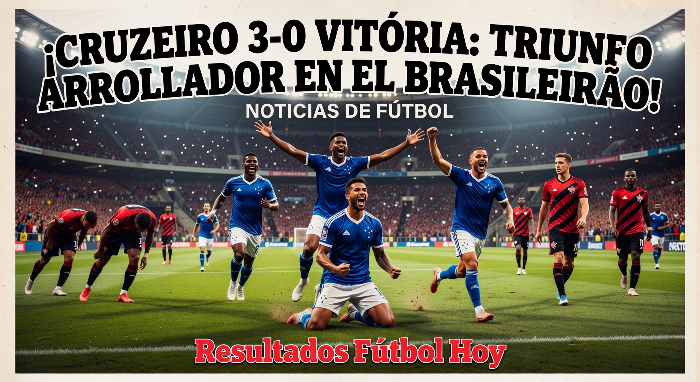 Cruzeiro win 3-0 against Vitoria in Serie A (BBC Sport)