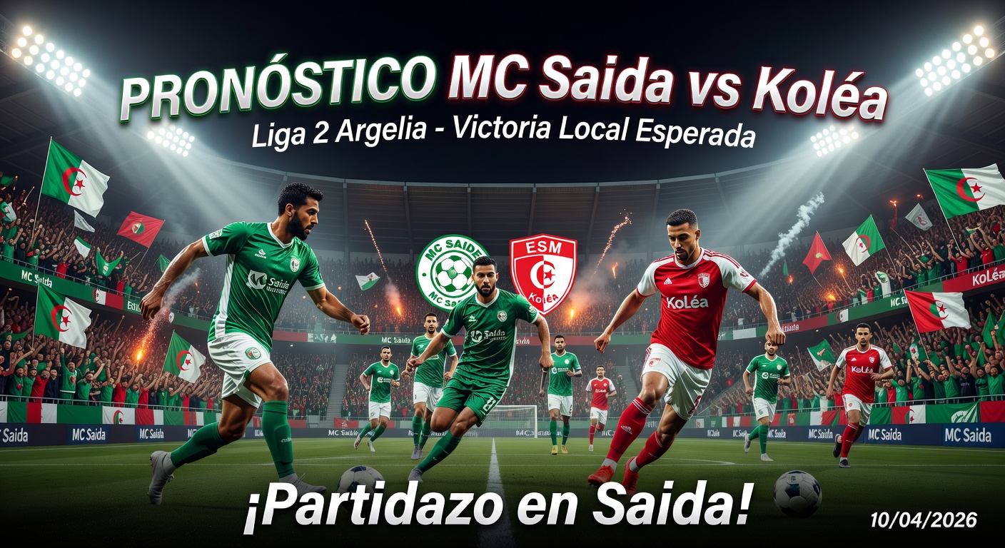 MC Saida vs Koléa Pronóstico / Prediction