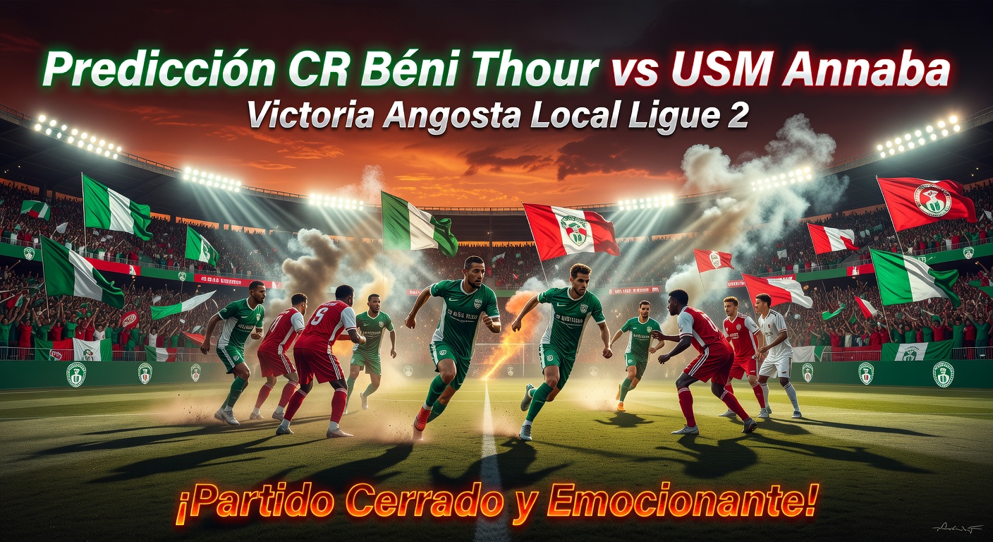 CR Béni Thour vs USM Annaba Pronóstico / Prediction