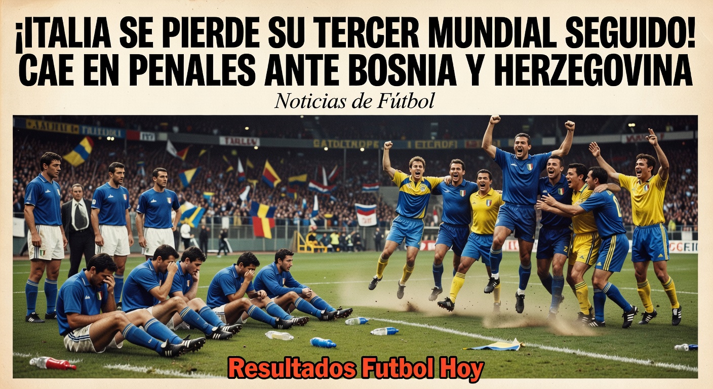 Italy Miss Out on 2026 World Cup After Penalties Defeat to Bosnia and Herzegovina - Sky Sports