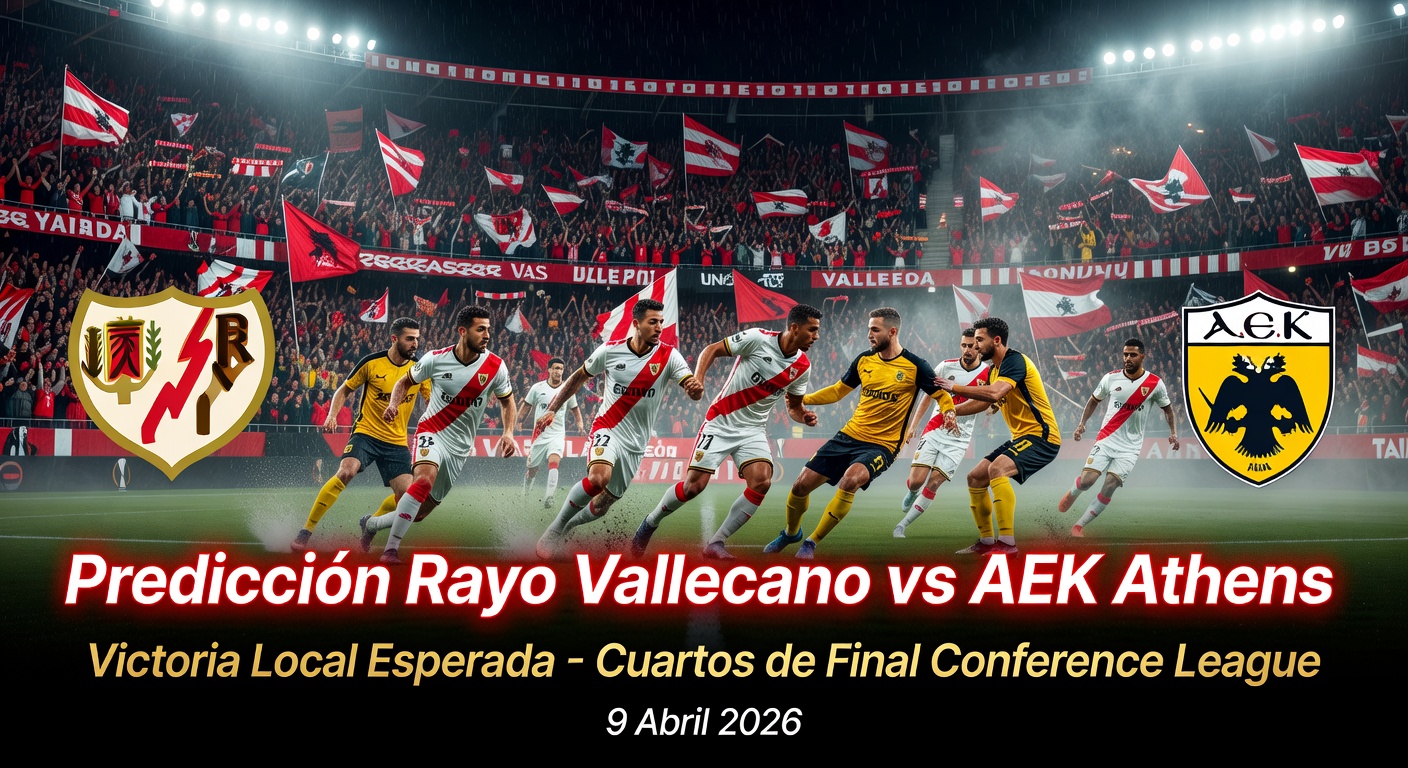 Rayo Vallecano vs AEK Athens FC Pronóstico / Prediction