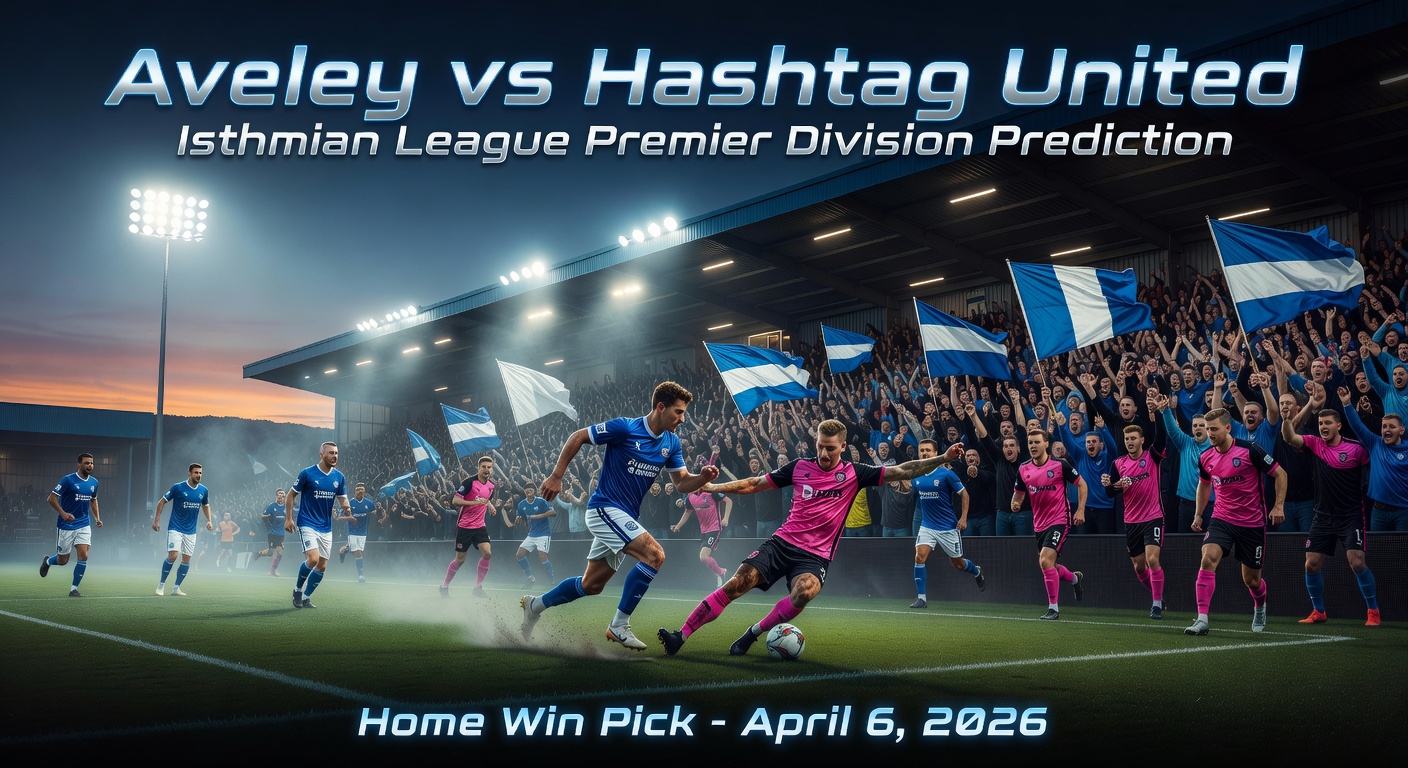 Aveley vs Hashtag United Pronóstico / Prediction