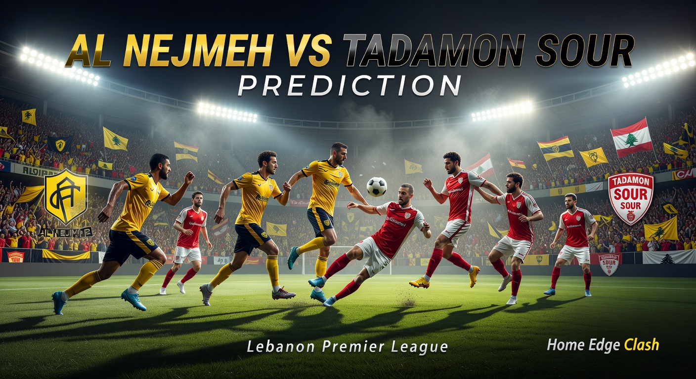 Al Nejmeh vs Tadamon Sour Pronóstico / Prediction