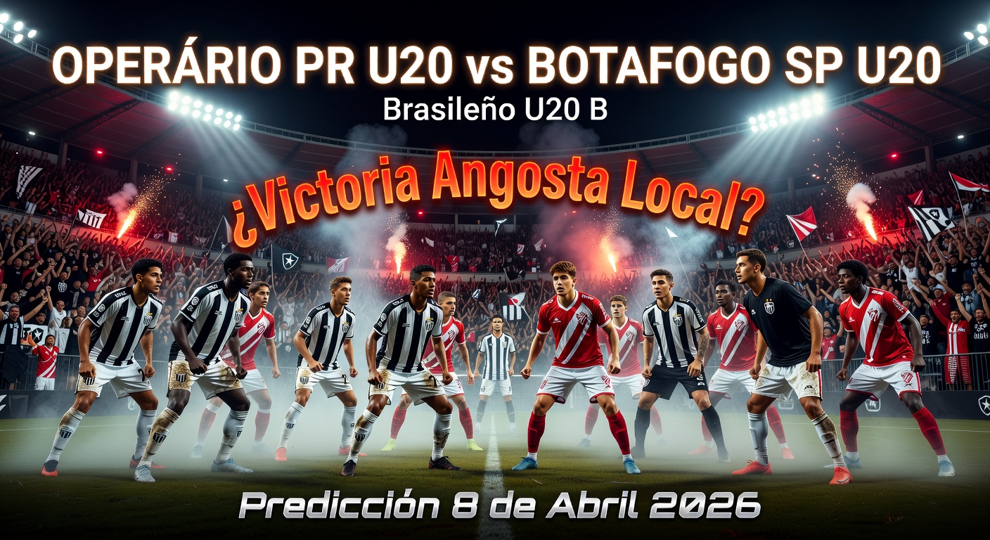 Operário PR U20 vs Botafogo SP U20 Pronóstico / Prediction