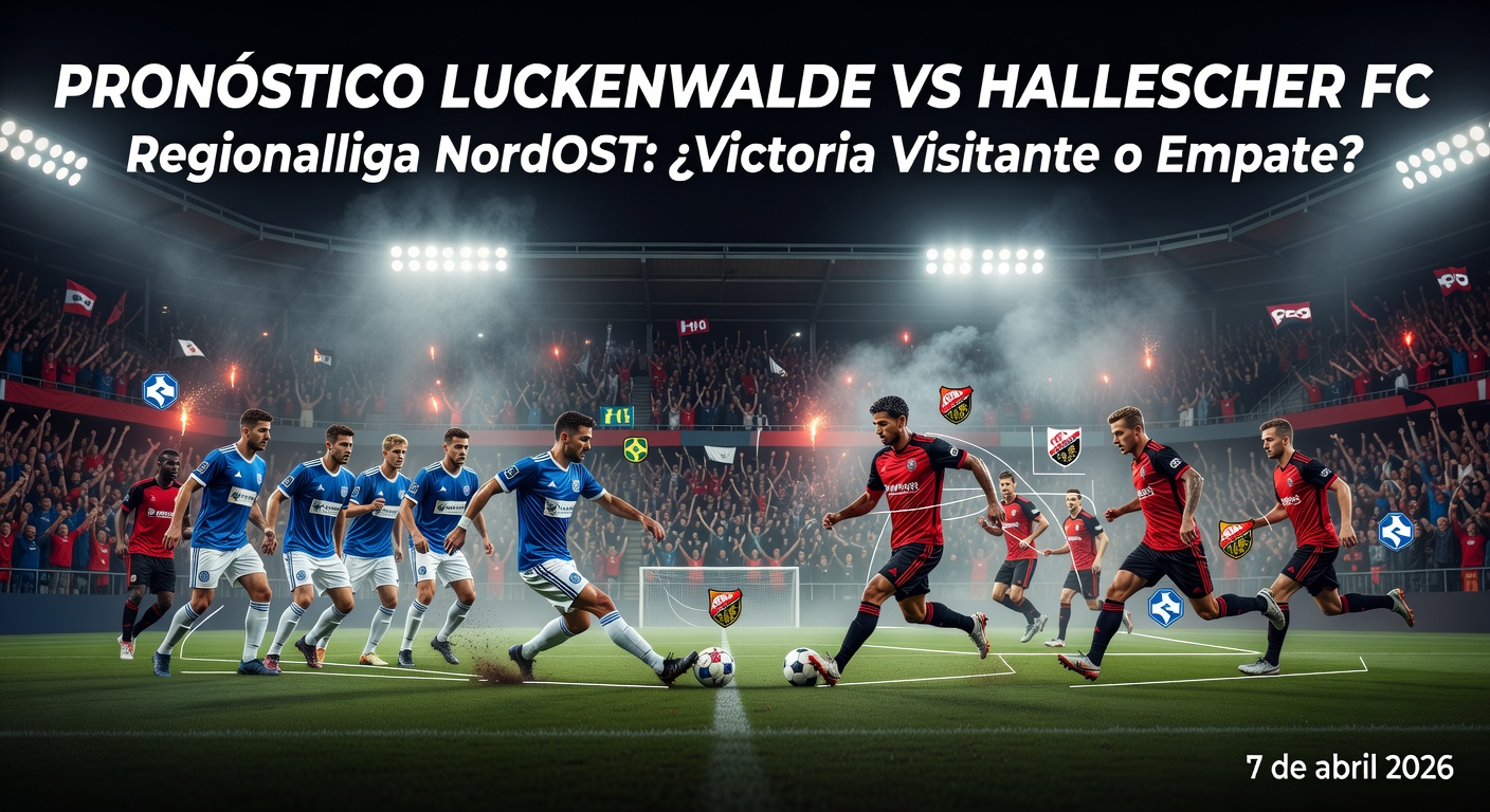 Luckenwalde vs Hallescher FC Pronóstico / Prediction