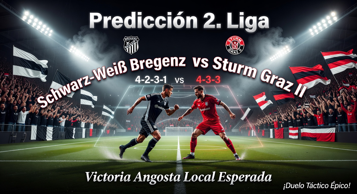 Schwarz-Weiß Bregenz vs Sturm Graz II Pronóstico / Prediction