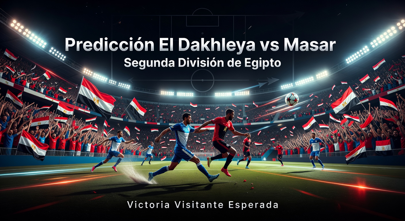 El Dakhleya vs Masar Pronóstico / Prediction