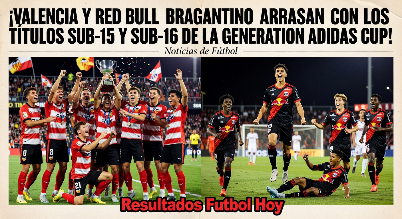 Generation Adidas Cup: Red Bull Bragantino and Valencia Win Boys Divisions