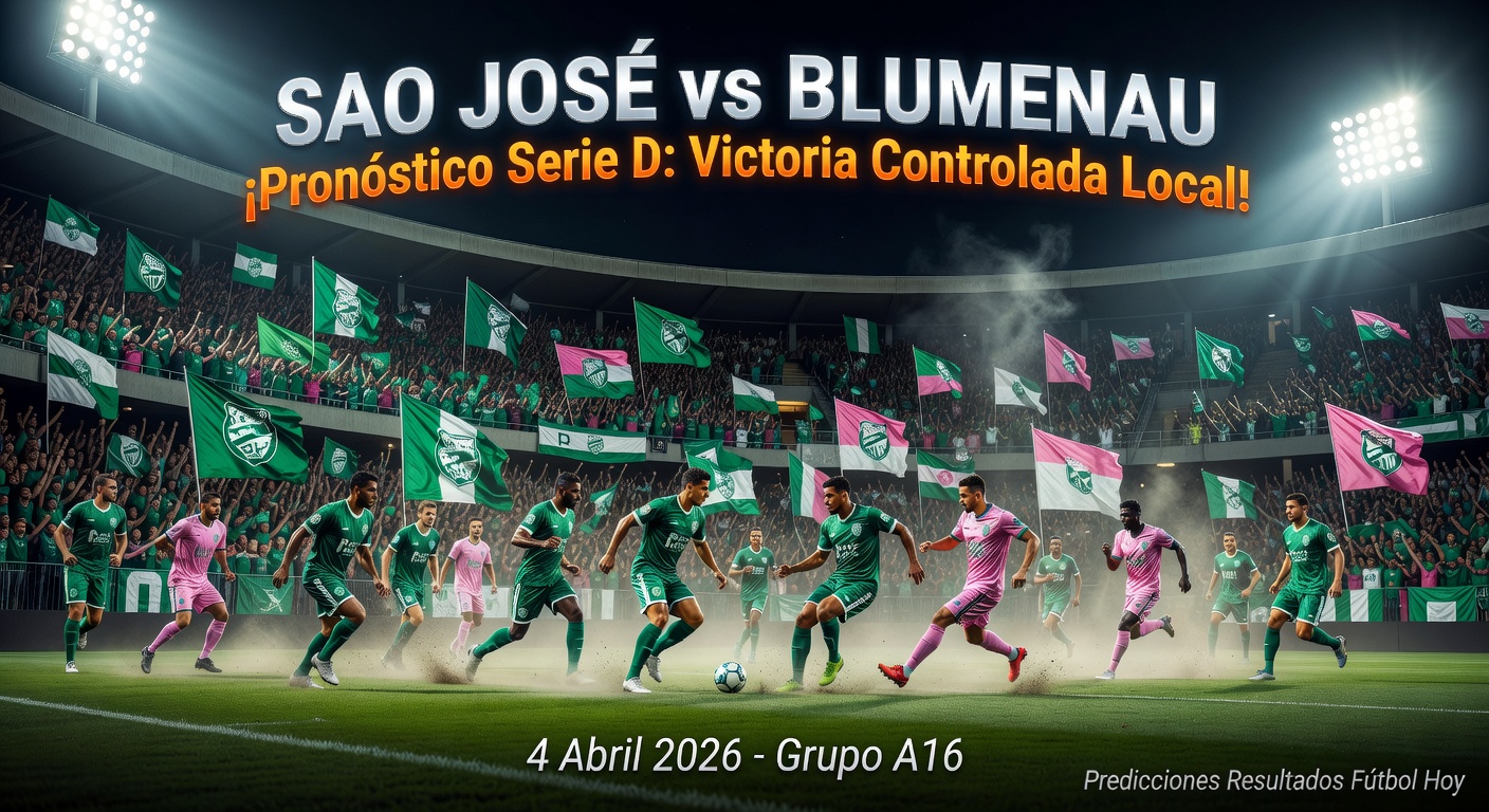 Sao Jose vs Blumenau Pronóstico / Prediction