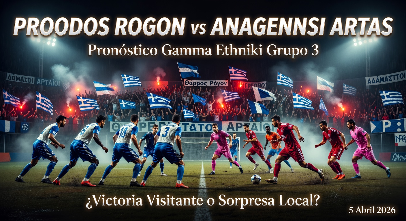 Proodos Rogon vs Anagennisi Artas Pronóstico / Prediction