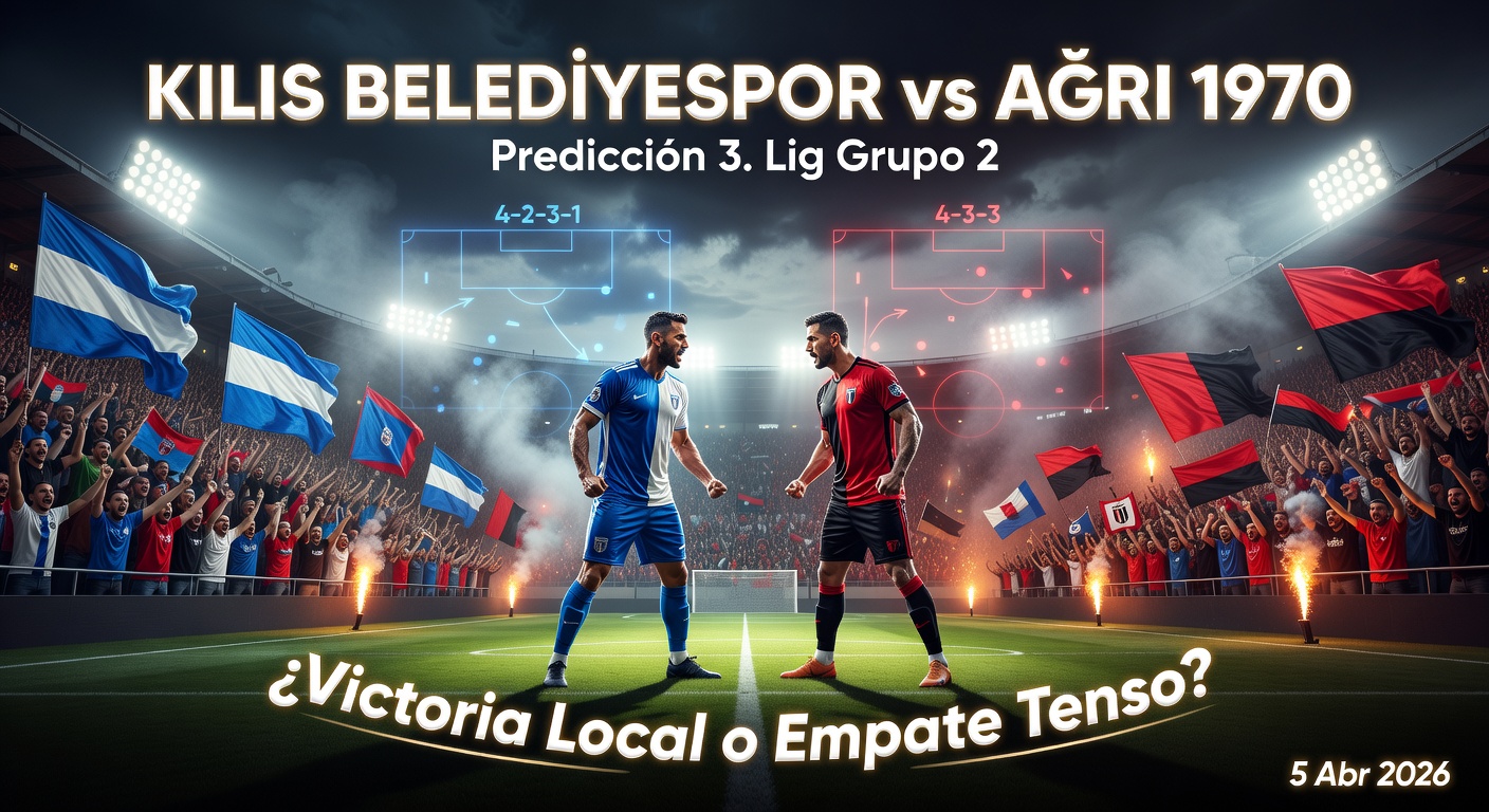 Kilis Belediyespor vs Ağrı 1970 Pronóstico / Prediction
