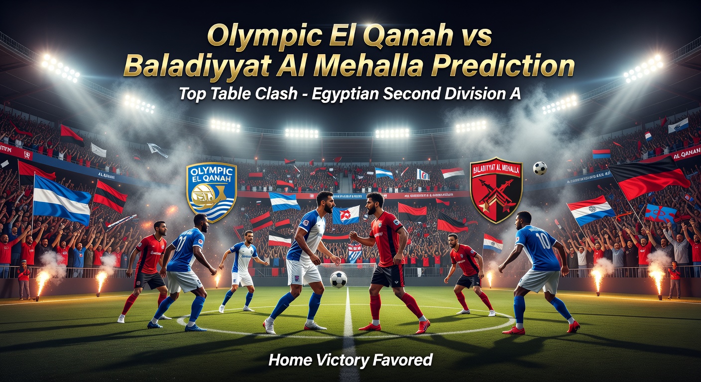 Olympic El Qanah vs Baladiyyat Al Mehalla Pronóstico / Prediction