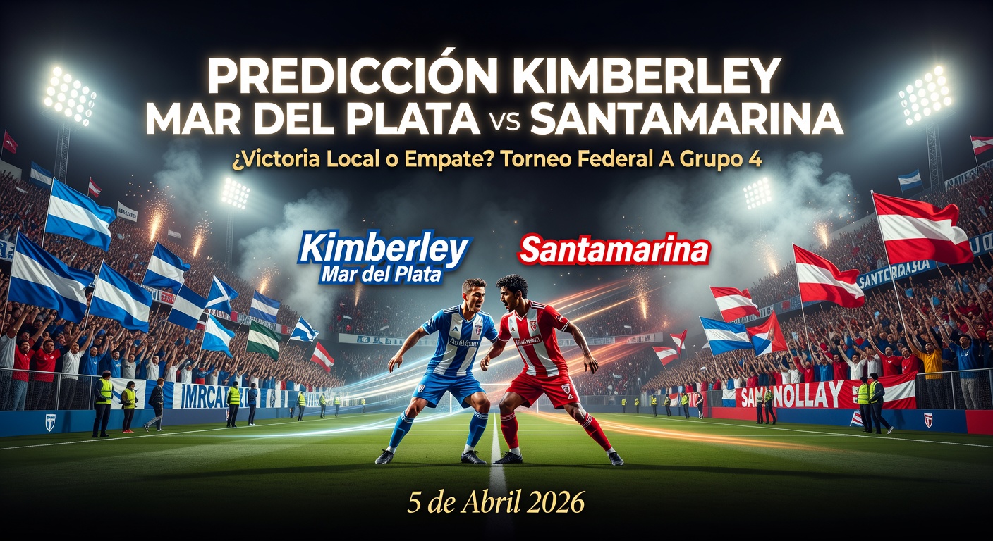 Kimberley Mar del Plata vs Santamarina Pronóstico / Prediction