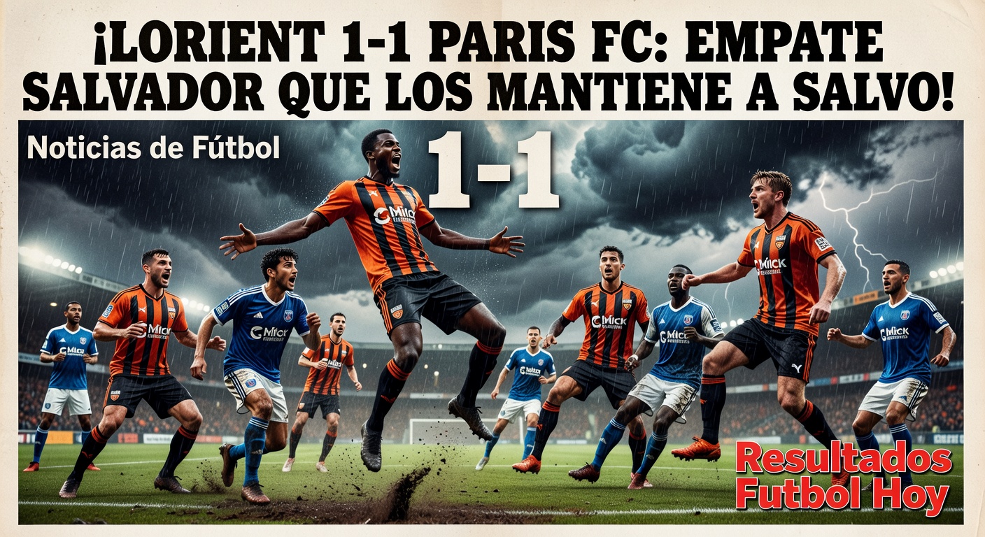 Paris FC 1-1 Lorient (FT) Ligue 1