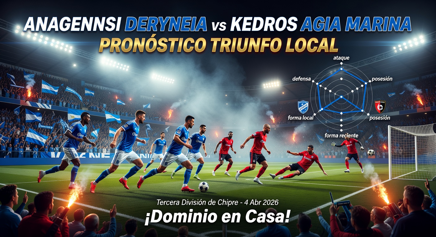 Anagennisi Deryneia vs Kedros Agia Marina Pronóstico / Prediction