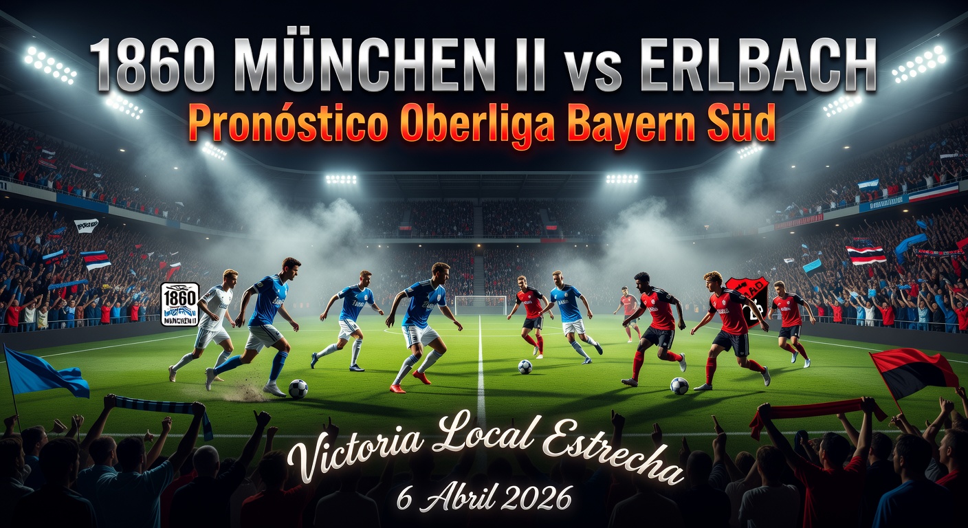 1860 München II vs Erlbach Pronóstico / Prediction