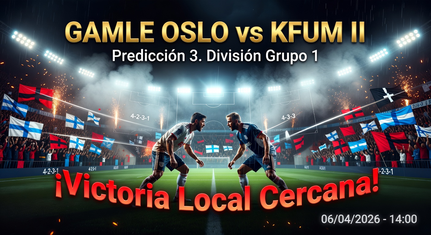 Gamle Oslo vs KFUM II Pronóstico / Prediction