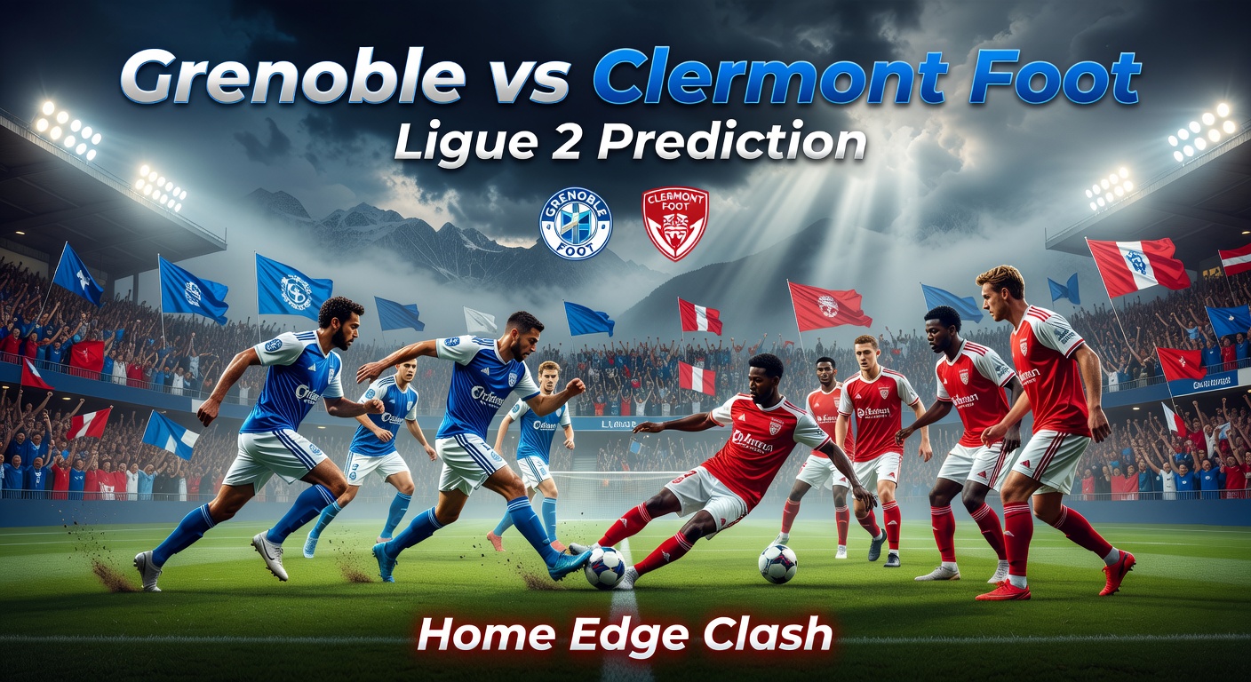 Grenoble vs Clermont Foot Pronóstico / Prediction