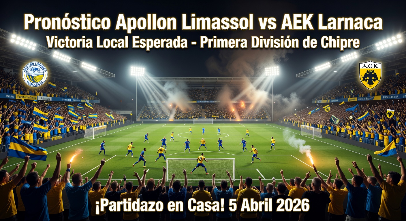 Apollon Limassol vs AEK Larnaca Pronóstico / Prediction