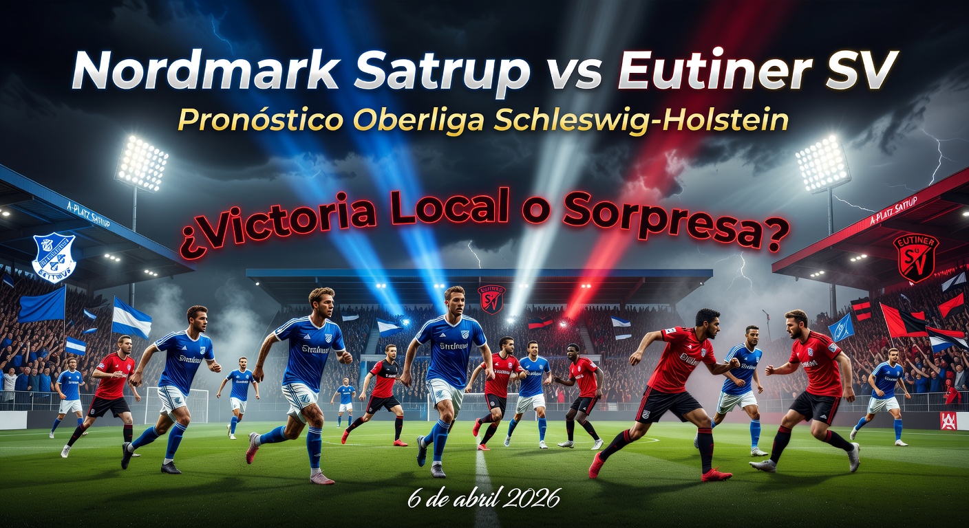 Nordmark Satrup vs Eutiner SV Pronóstico / Prediction