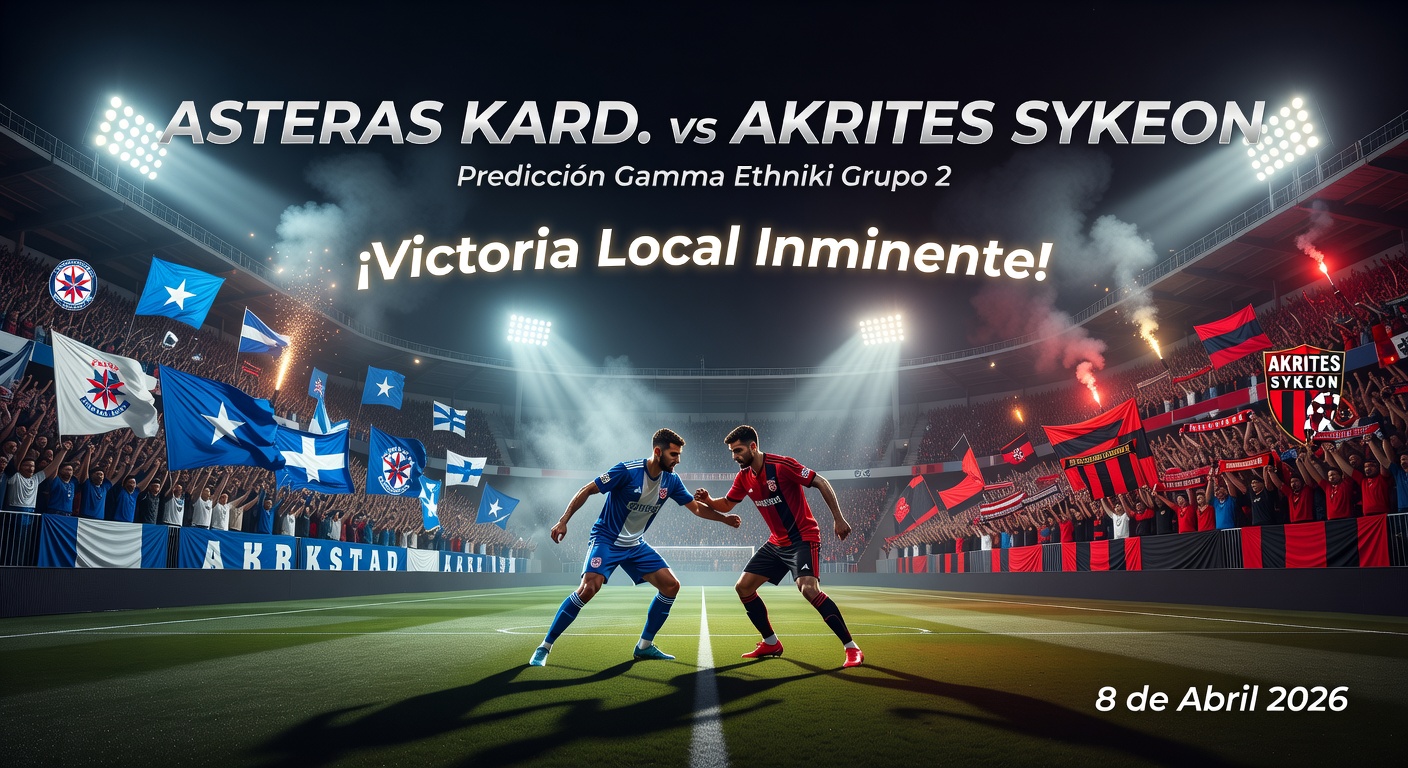 Asteras Kard. vs Akrites Sykeon Pronóstico / Prediction