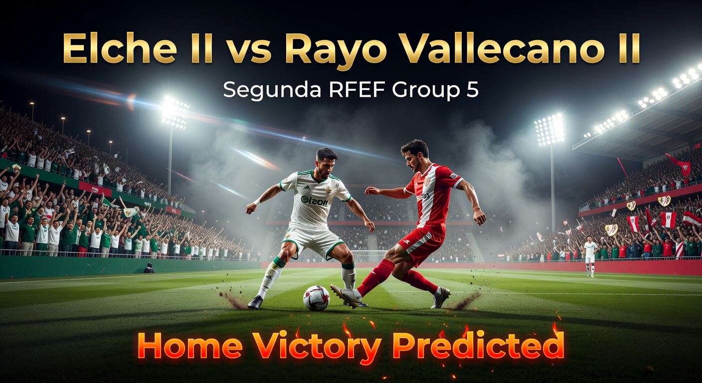 Elche II vs Rayo Vallecano II Pronóstico / Prediction