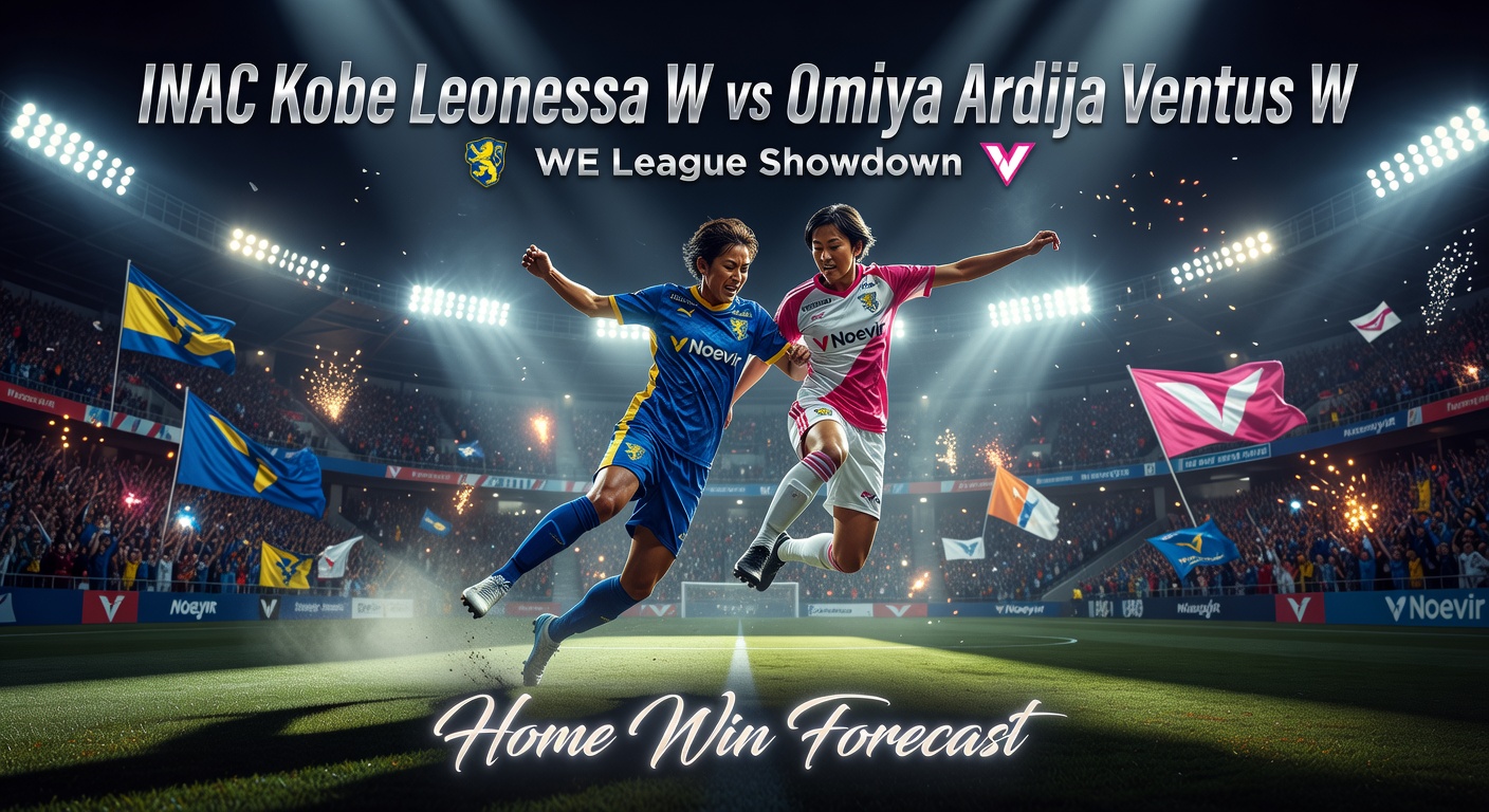 INAC Kobe Leonessa W vs Omiya Ardija Ventus W Pronóstico / Prediction