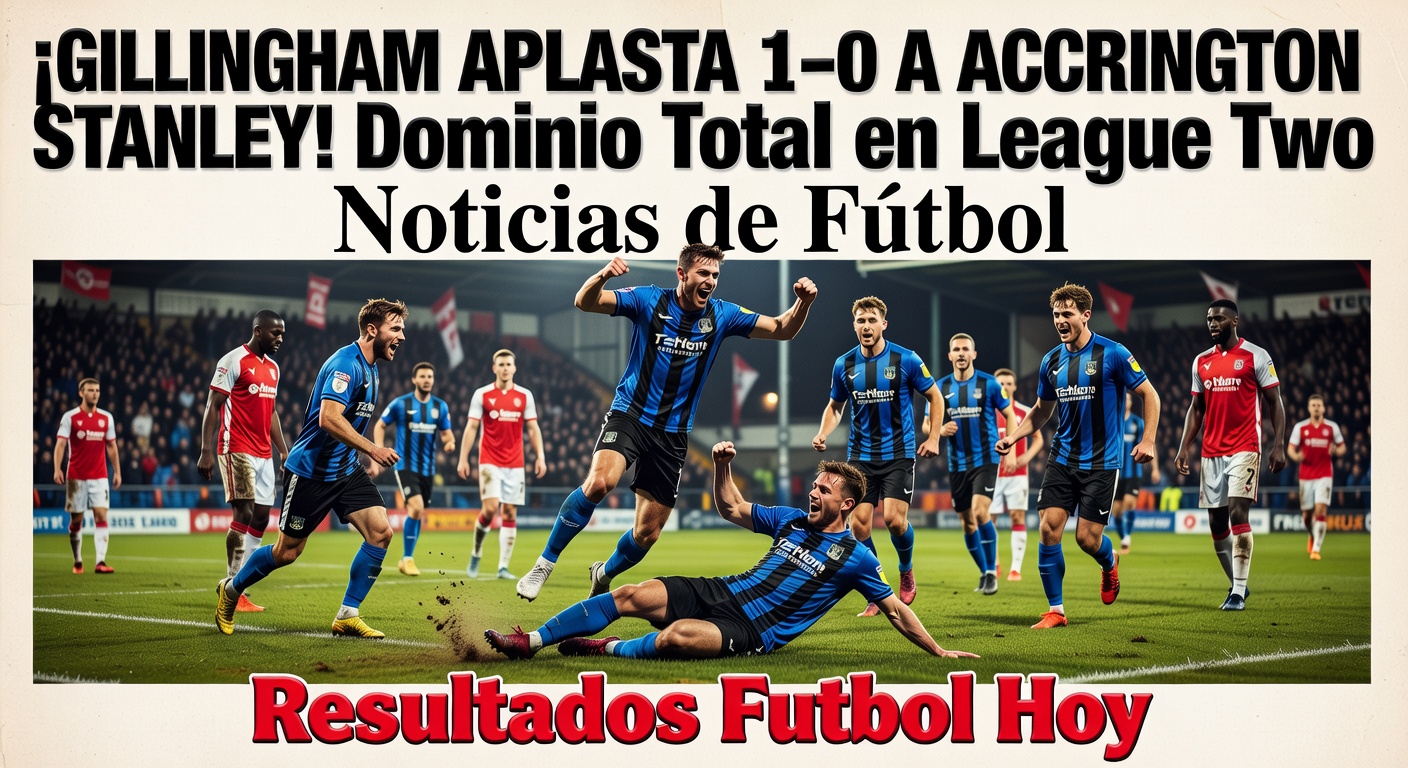 Gillingham 1-0 Accrington Stanley - Flashscore (27 minutes ago)