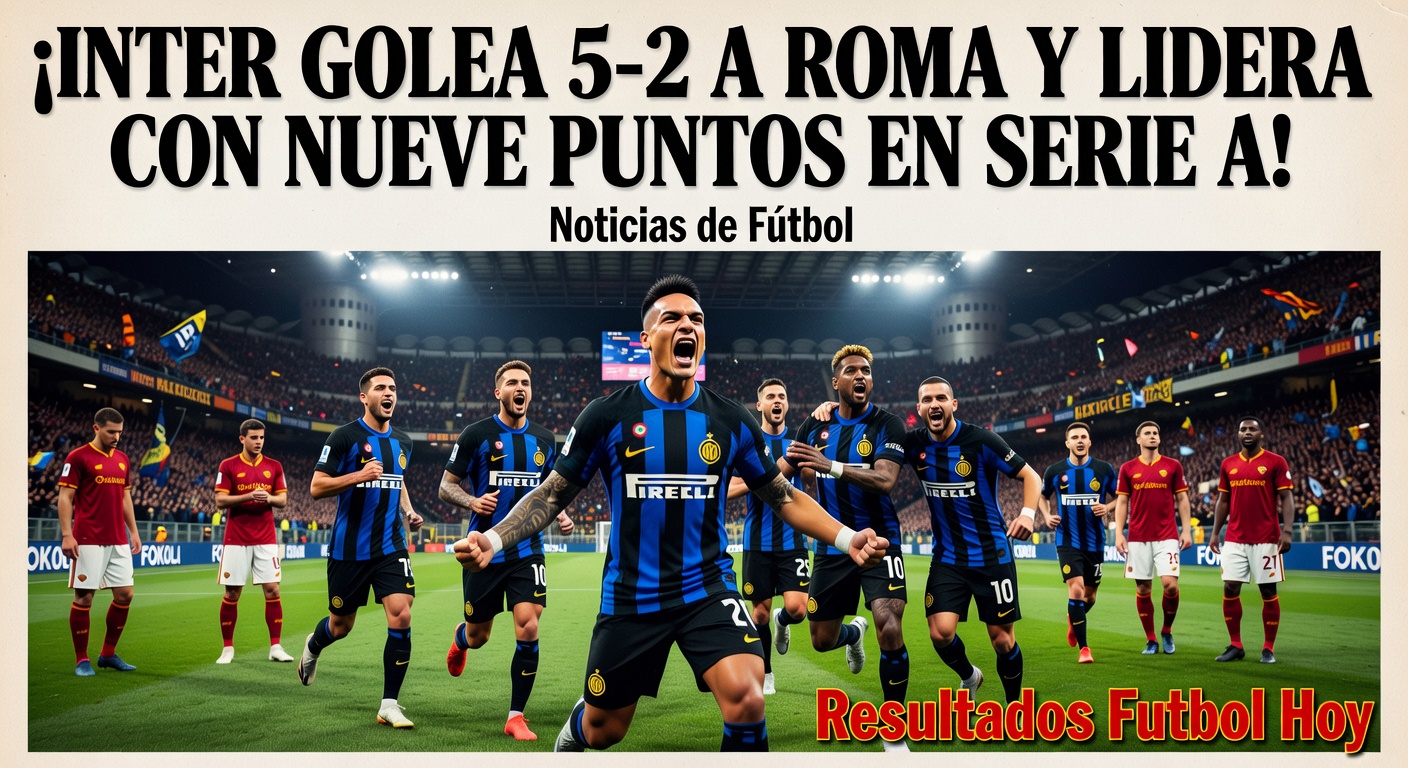 Internazionale demolish AS Roma 5-2 in Serie A (ESPN)