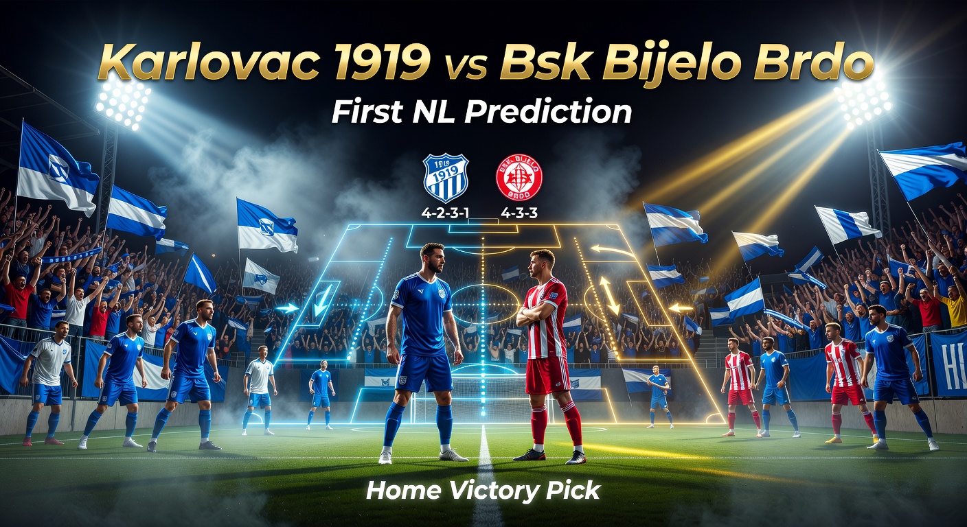 Karlovac 1919 vs Bsk Bijelo Brdo Pronóstico / Prediction