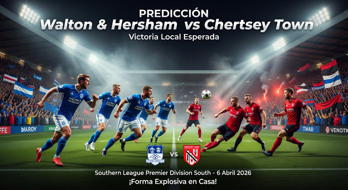 Walton & Hersham vs Chertsey Town Pronóstico / Prediction