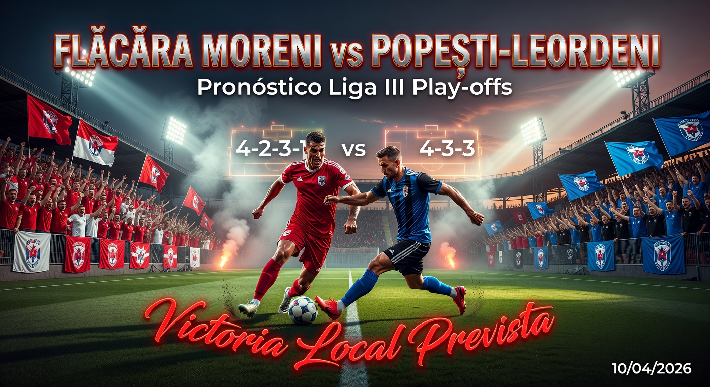 Flacăra Moreni vs Popești-Leordeni Pronóstico / Prediction