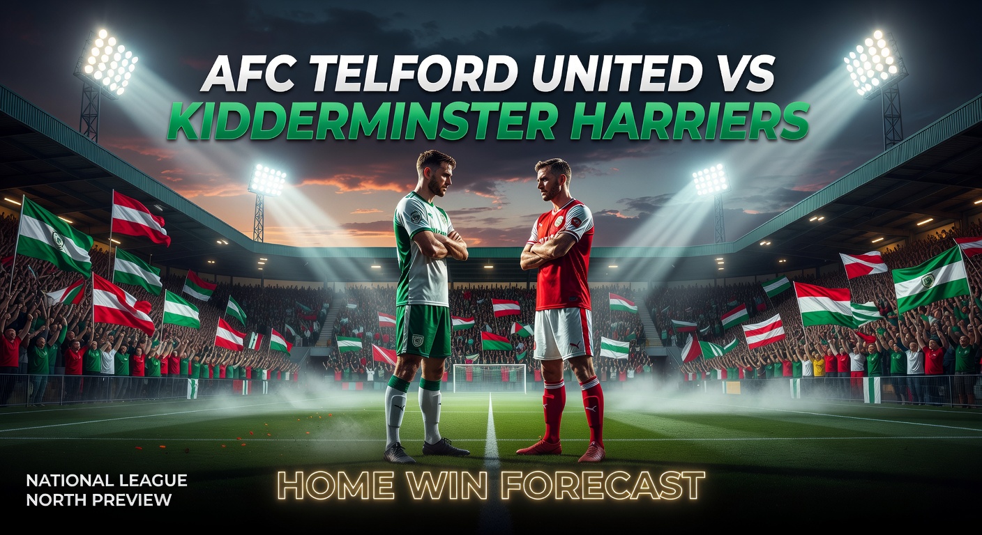 AFC Telford United vs Kidderminster Harriers Pronóstico / Prediction