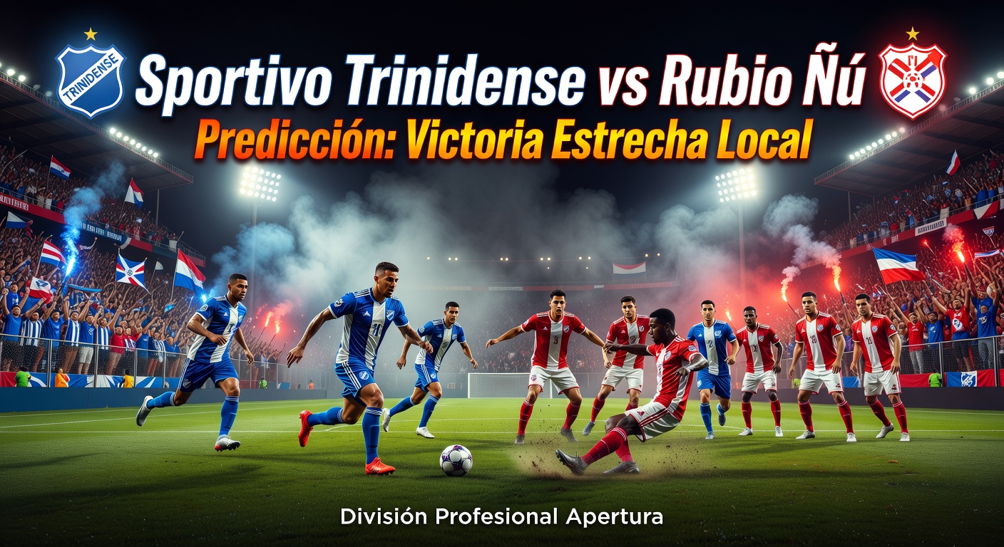 Sportivo Trinidense vs Rubio NU Pronóstico / Prediction