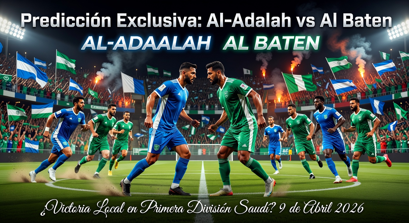 Al-Adalah vs Al Baten Pronóstico / Prediction