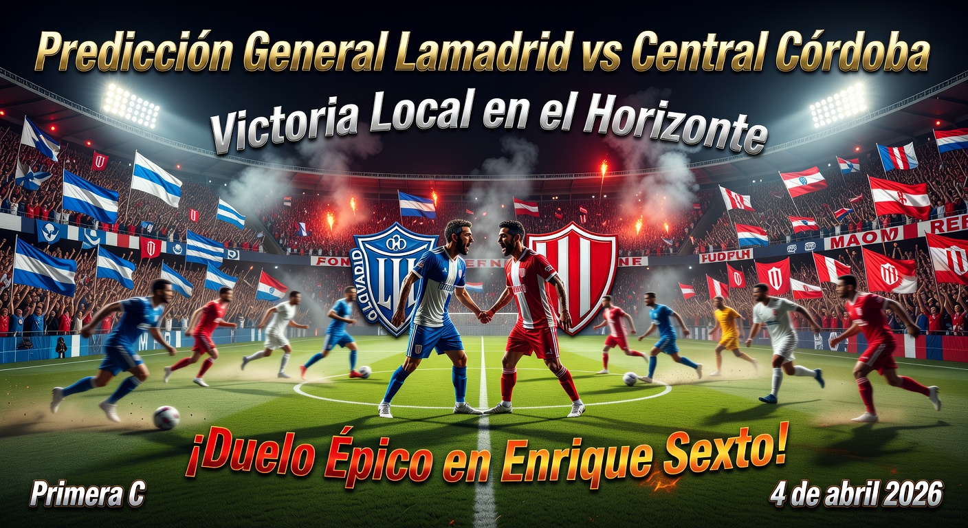 General Lamadrid vs Central Cordoba Pronóstico / Prediction