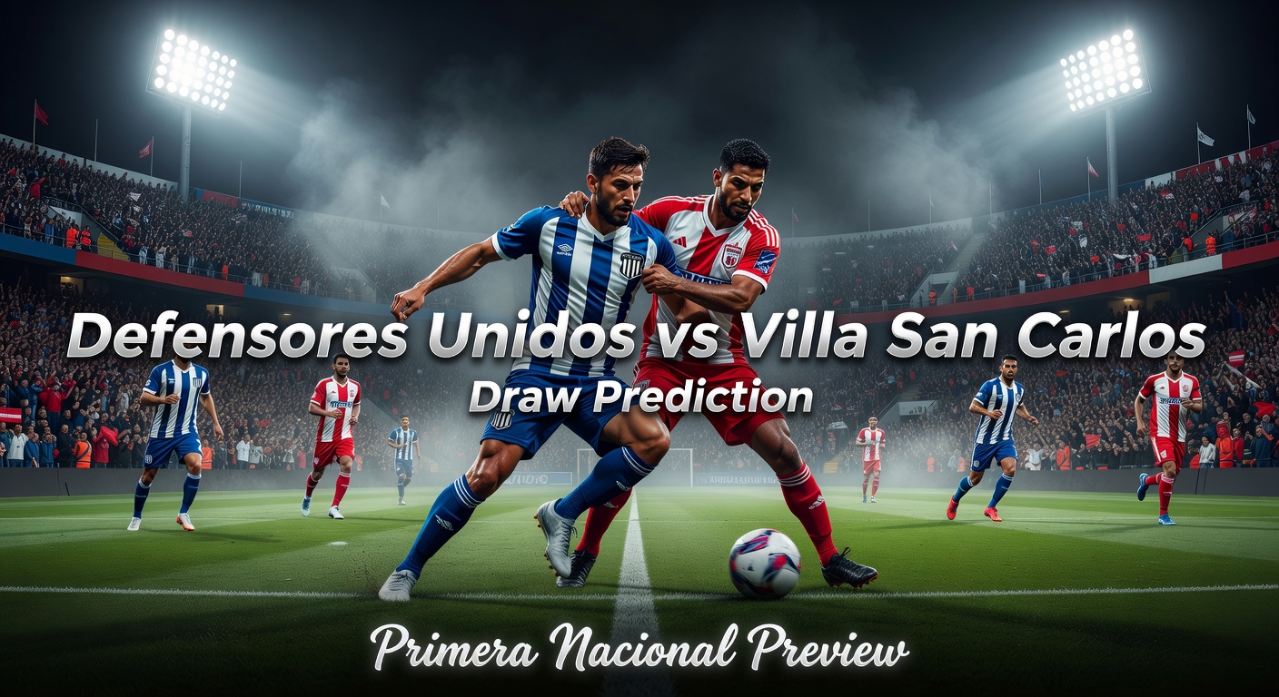 Defensores Unidos vs Villa San Carlos Pronóstico / Prediction