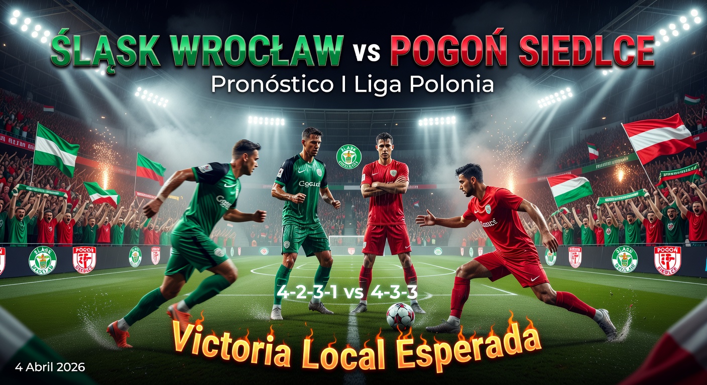 Slask Wroclaw vs Pogoń Siedlce Pronóstico / Prediction