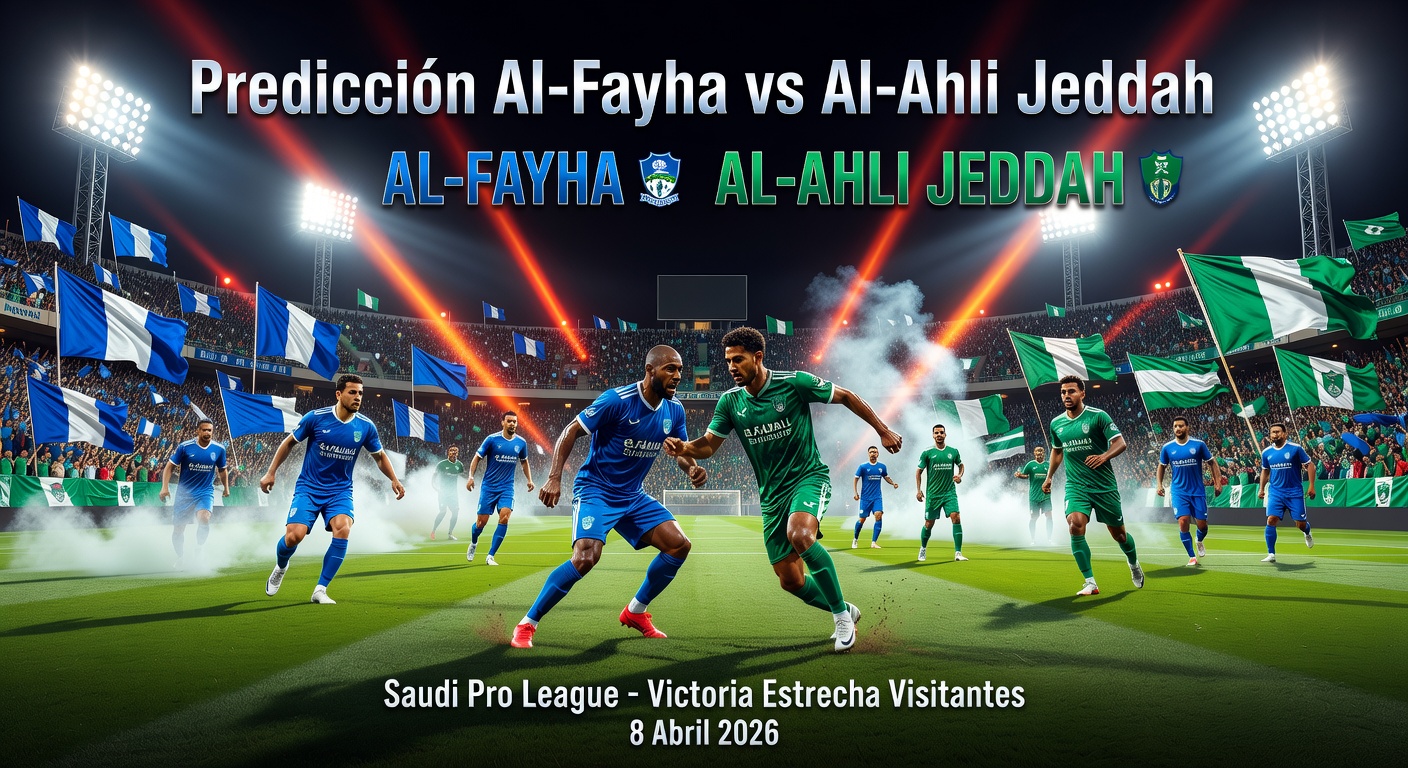 Al-Fayha vs Al-Ahli Jeddah Pronóstico / Prediction