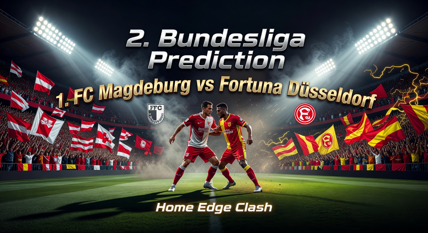 1. FC Magdeburg vs Fortuna Düsseldorf Pronóstico / Prediction