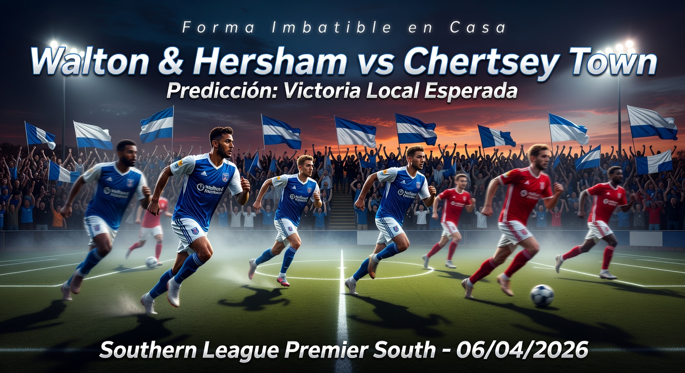 Walton & Hersham vs Chertsey Town Pronóstico / Prediction