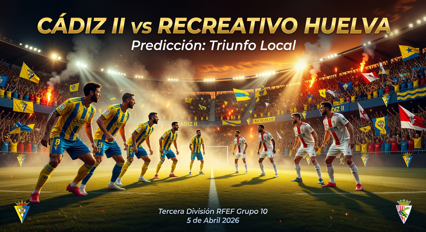 Cádiz II vs Recreativo Huelva Pronóstico / Prediction