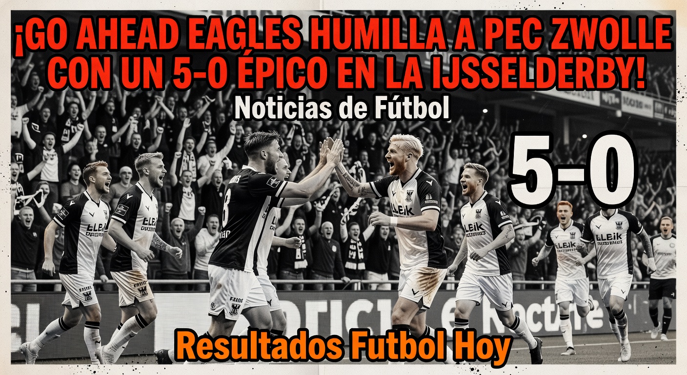 Go Ahead Eagles thrash PEC Zwolle 5-0 in Eredivisie (ESPN)