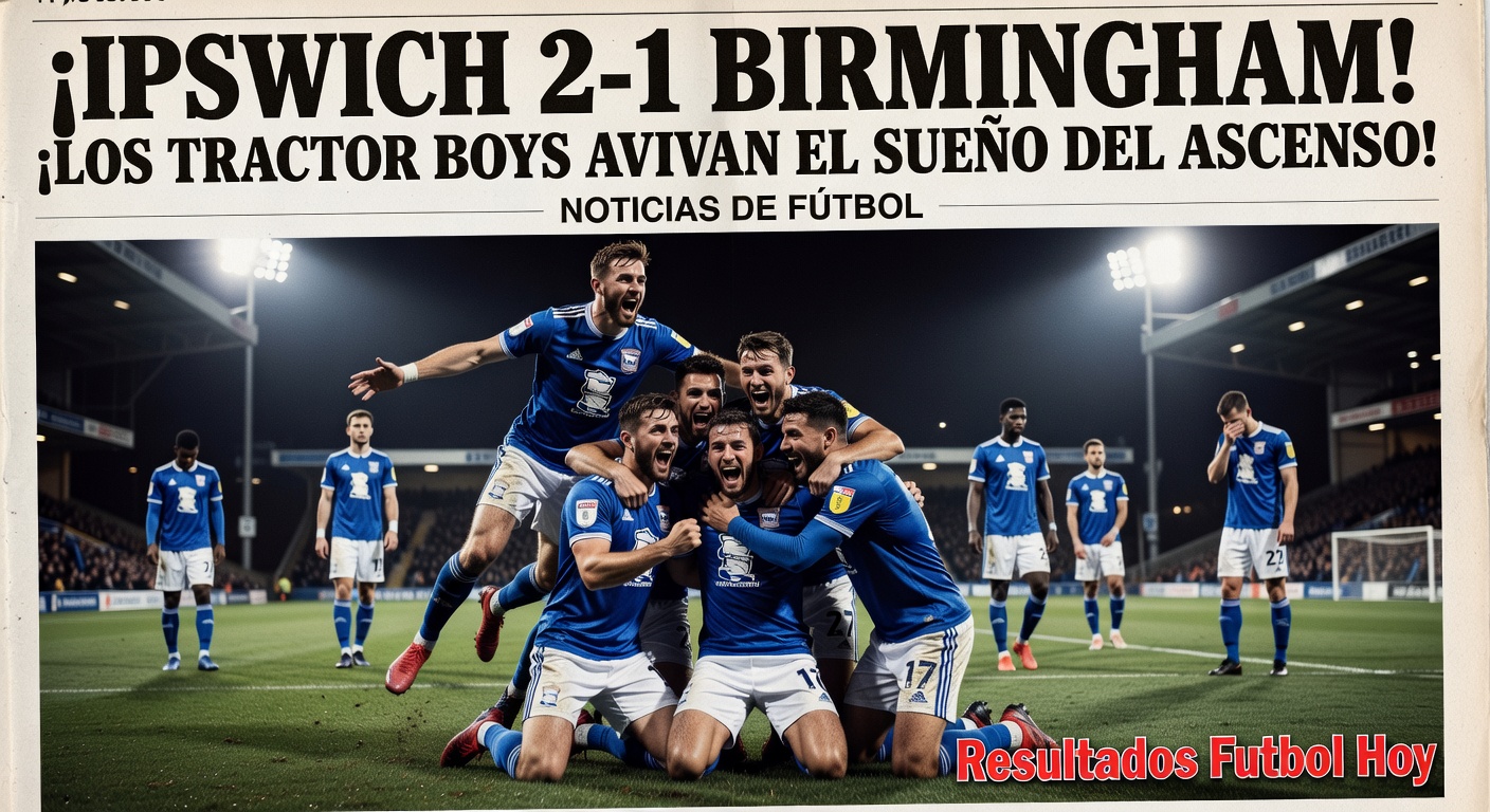Ipswich beat Birmingham to boost Championship promotion hopes